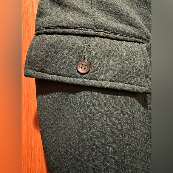 Vintage Edwards of California 100% Polyester Doubleknit Dk Green Trousers w/ Tag - Picture 6 of 12